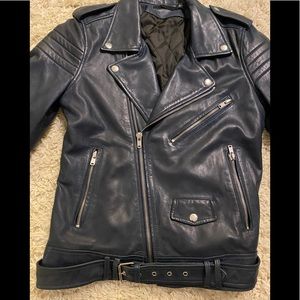 BLK DNM leather jacket- new